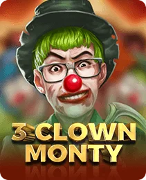 3 Clown Monty slot game tile shown in the NB9 Game app lobby